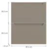 Obrazek Front kuchenny D60s2+1  Q2 K204 Capuccino Mat Gri
