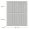 Obrazek Front kuchenny D60s2+1  H5 K252 Biały Gr I