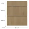 Obrazek Front kuchenny D60s3  T8 K282 Dąb Cremona Grii