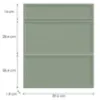 Obrazek Front kuchenny D60s3 O6 K-279 Oliwka Grii