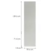 Obrazek Front kuchenny D60t(L/P) L9 K900 Bianco Hg Griii