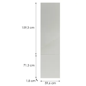 Obrazek Front kuchenny D60t(L/P) L9 K900 Bianco Hg Griii