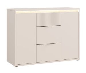 Obrazek Komoda dwudrzwiowa z szufladami Avellin dąb mauvella D108/piaskowy U60