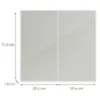 Obrazek Front kuchenny D80z L9 K900 Bianco Hg Griii