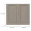 Obrazek Front kuchenny D80  V6 K257 Kaszmir Mat Grii