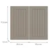 Obrazek Front kuchenny D80 H5 K257 Kaszmir Mat Grii