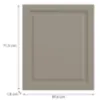 Obrazek Front kuchenny D60zs  V6 K257 Kaszmir Mat Grii