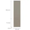 Obrazek Front kuchenny D60zln(L/P)  V6 K257 Kaszmir Mat Grii