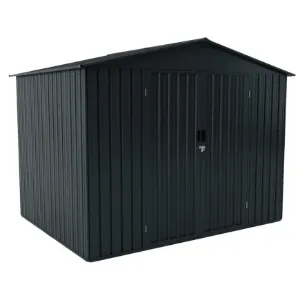 Obrazek Ogrodowy domek metalowy 181 x 244,5 x 195 cm