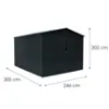 Obrazek Ogrodowy domek metalowy 246 x 305 x 202 cm