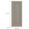 Obrazek Front kuchenny G30(72)(L/P)  V6 K257 Kaszmir Mat Grii