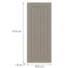 Obrazek Front kuchenny G40(100)(L/P) H5 K257 Kaszmir Mat Grii