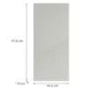 Obrazek Front kuchenny G45(100)(L/P) L9 K900 Bianco Hg Griii