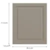 Obrazek Front kuchenny D60z(L/P)V6 K257 Kaszmir Mat Grii