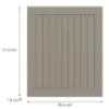 Obrazek Front kuchenny D60z(L/P) H5 K257 Kaszmir Mat Grii