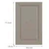 Obrazek Front kuchenny G45(72)(L/P)  V6 K257 Kaszmir Mat Grii
