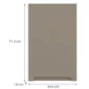 Obrazek Front kuchenny G45(72) P Q2 K204 Capuccino Mat Gri