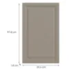 Obrazek Front kuchenny G60(100)(L/P)  V6 K257 Kaszmir Mat Grii