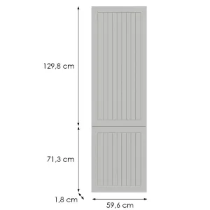 Obrazek Front kuchenny D60zl(L/P)H5 K252 Biały Gri