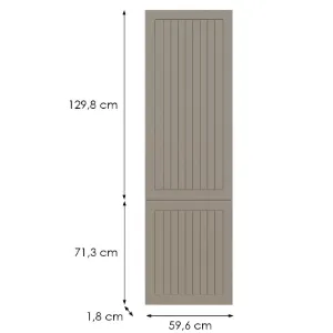 Obrazek Front kuchenny D60zl(L/P) H5 K257 Kaszmir Mat Grii