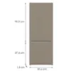 Obrazek Front kuchenny N60n Q2 K204 Capuccino Mat Gri