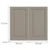 Obrazek Front kuchenny G80(72)  V6 K257 Kaszmir Mat Grii
