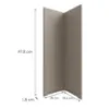 Obrazek Front kuchenny G60n2(100) Q2 K204 Capuccino Mat Gri