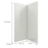 Obrazek Front kuchenny G60n2(72) L9 K900 Bianco Hg Griii