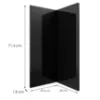 Obrazek Front kuchenny G60n2(72) L9 K165 Czarny Hg Griii