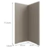 Obrazek Front kuchenny G60n2(72) Q2 K204 Capuccino Mat Gri