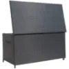 Obrazek Skrzynia ogrodowa Tejn technorattan 55x64x136 black