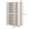 Obrazek Komoda Wysoka Criss 78 6d Dąb Mauvella/Kaszmir