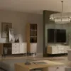 Obrazek Komoda Elora 9 Dąb Wiosenny/Macadamia