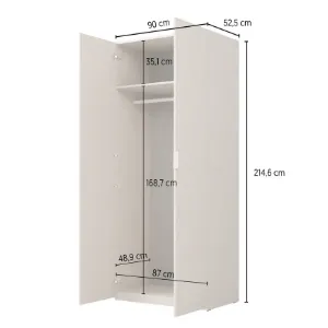 Obrazek Szafa 2d Montana 18  Dąb/Terracota
