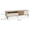 Obrazek Szafka RTV Aurena Au6 2d1s Orzech/Cashmere