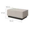 Obrazek Stolik Kawowy Eko 96 Kaszmir/Czarny Onyx