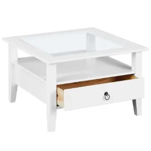 Obrazek Stolik Kawowy 20901510 Provence 1 Sosna Biały