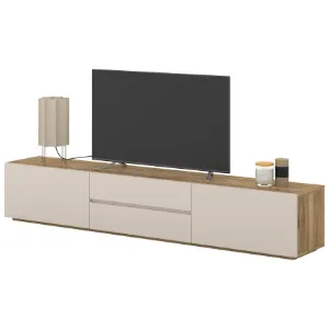 Obrazek Szafka RTV Criss 39 Dąb Mauvella/Kaszmir