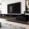 Obrazek Szafka RTV Athens 40 Czarny/Czarny Połysk
