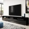 Obrazek Szafka RTV Athens 40 Czarny/Czarny Połysk