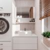 Obrazek Szafka łazienkowa z lustrem Mir 3DL/P biała