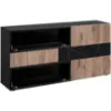 Obrazek Komoda Cannes Zmwdv Cs Sb Black/Viking/Marble Black