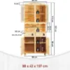 Obrazek Kredens 30500005 Alicante Natural Lakier