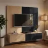 Obrazek Meblościanka Noir I Dcms Nr1 Cremona Oak/Marble Black