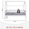 Obrazek Łóżko 40101080 Funky Housebed 90x200 Biały