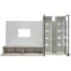 Obrazek Meblościanka Glam Ii Ccmw Gl3 Kaszmir/Marble Bianco