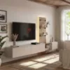Obrazek Meblościanka Luzz Sgce Lz Clay Grey/Coast Evoke Oak