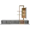 Obrazek Meblościanka Leo Agdc Lo Arctic Grey/Cremona Oak
