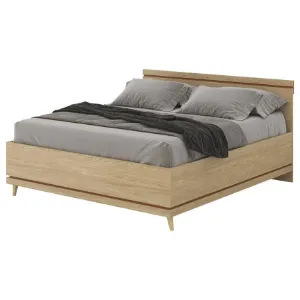 Obrazek Łóżko Scandi 32 180 Dąb Olej/Ceglany