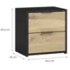 Obrazek Stolik Nocny Upsala 2szt 23B grafit/artisan